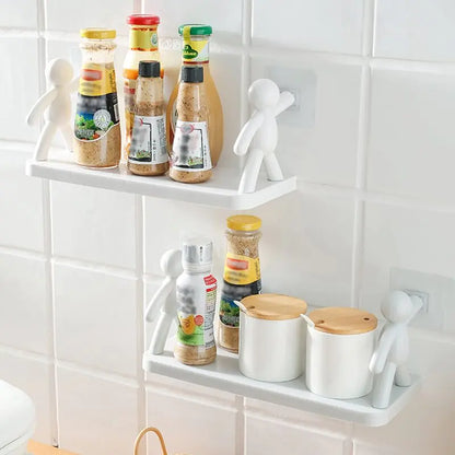 Kids Bathroom Shelves Storage Rack Organizer