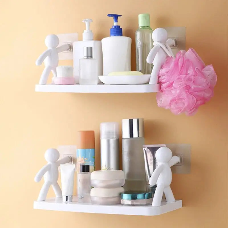 Kids Bathroom Shelves Storage Rack Organizer