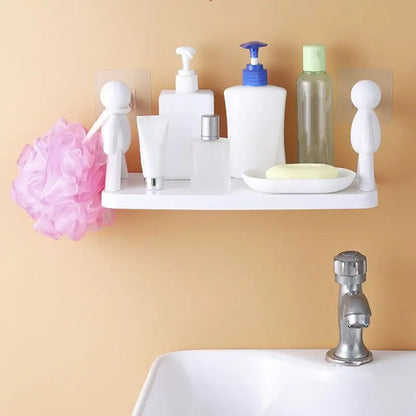 Kids Bathroom Shelves Storage Rack Organizer