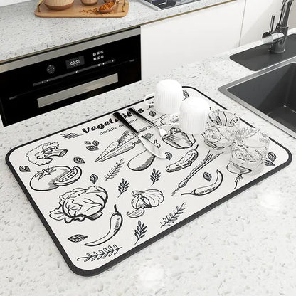 Absorbent Countertop Mat