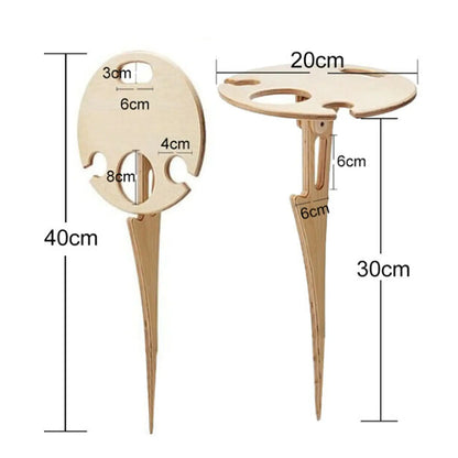 Portable Wine Table For Outdoor Picnics