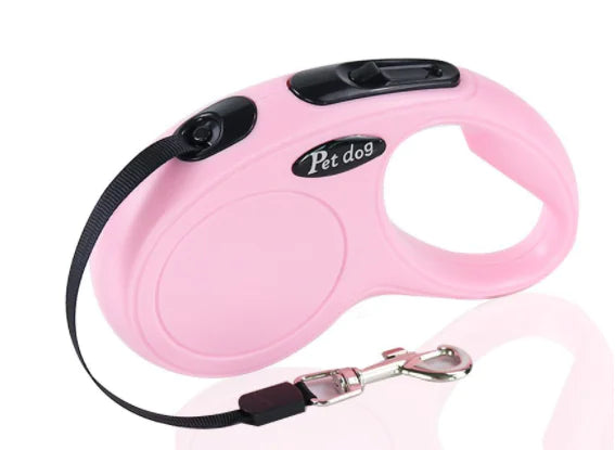 Retractable Leash with Dispenser and Poop Bags