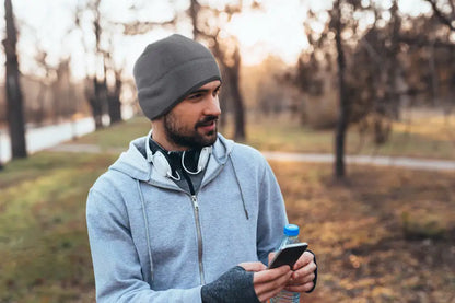 Warm Fleece Beanie with Earwarmer