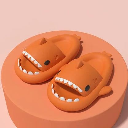 Cute Shark Slippers Bathroom Slides