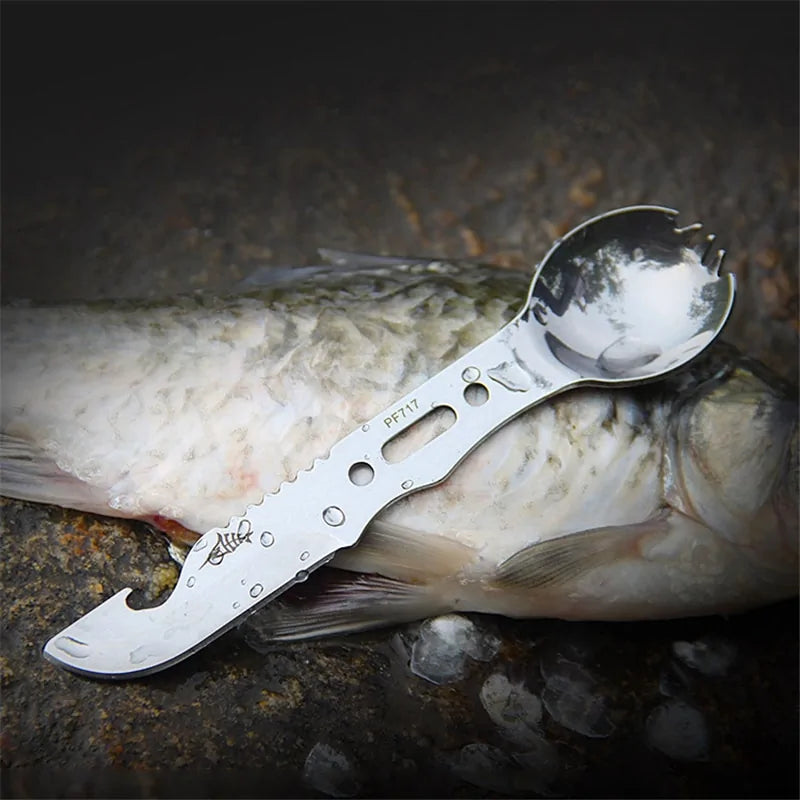 Multifunctional Camping Cookware Spoon Fork