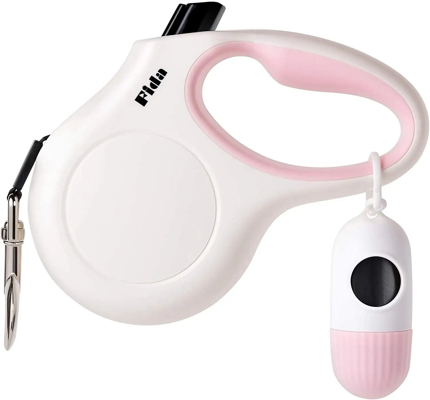 Retractable Leash with Dispenser and Poop Bags