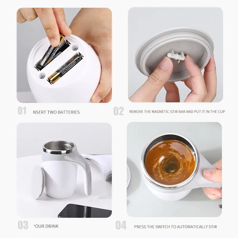 Automatic Self Stirring Thermal Mug