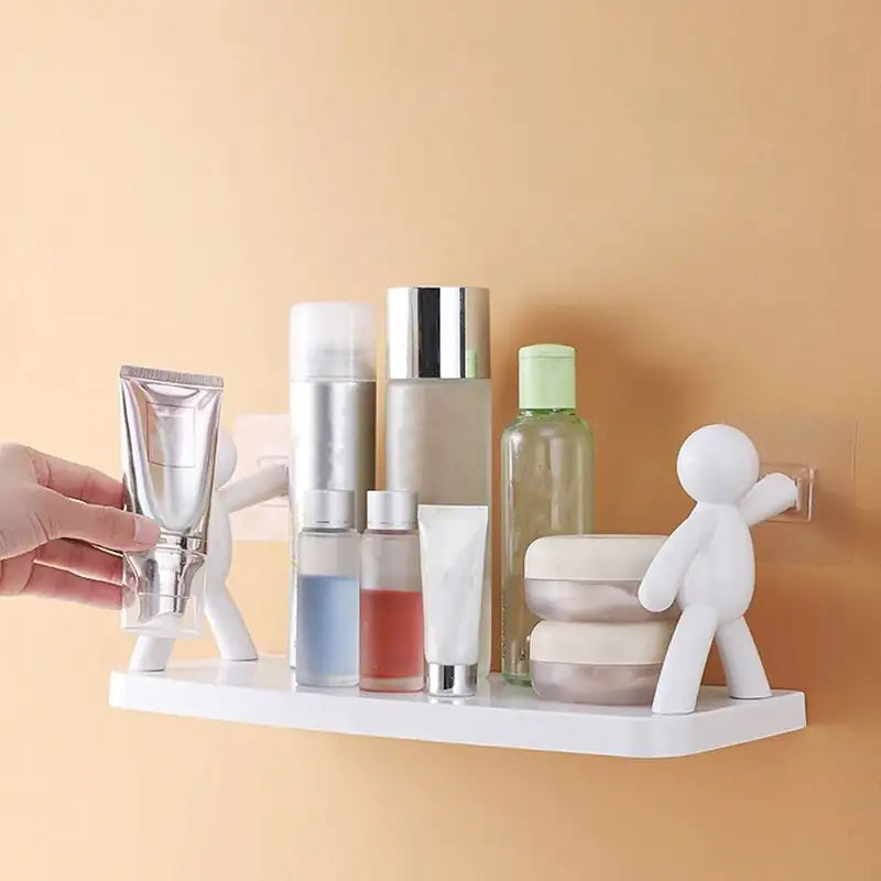 Kids Bathroom Shelves Storage Rack Organizer